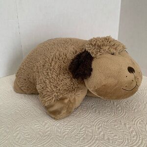 Pillow Pets Dog Stuffed Animal & Pillow All in One Cute Brown Plush Boys Girls